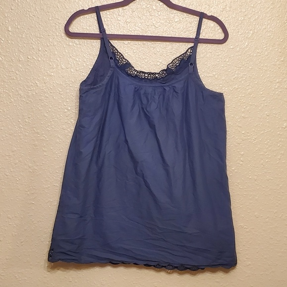 Style & co scalloped spaghetti strap tank top - Picture 2 of 5